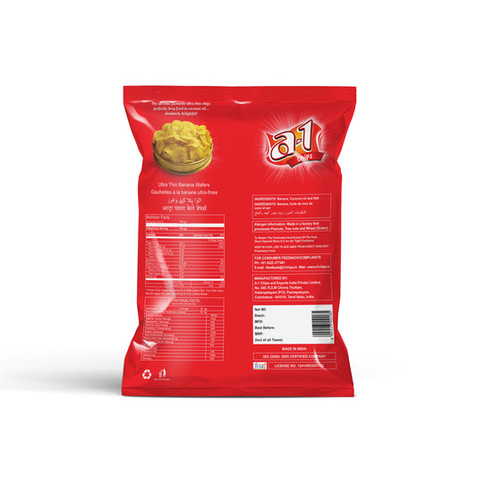 A1 Ultra- thin Banana Wafers (Pack of 2)