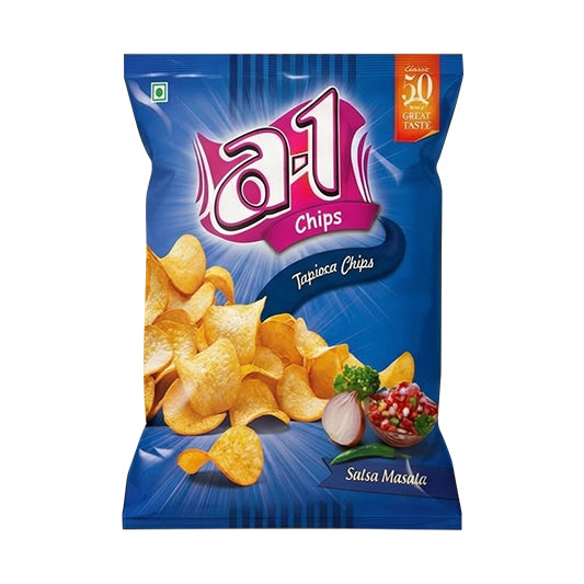 A1 Tapioca Chips Salsa Masala (Pack of 3)