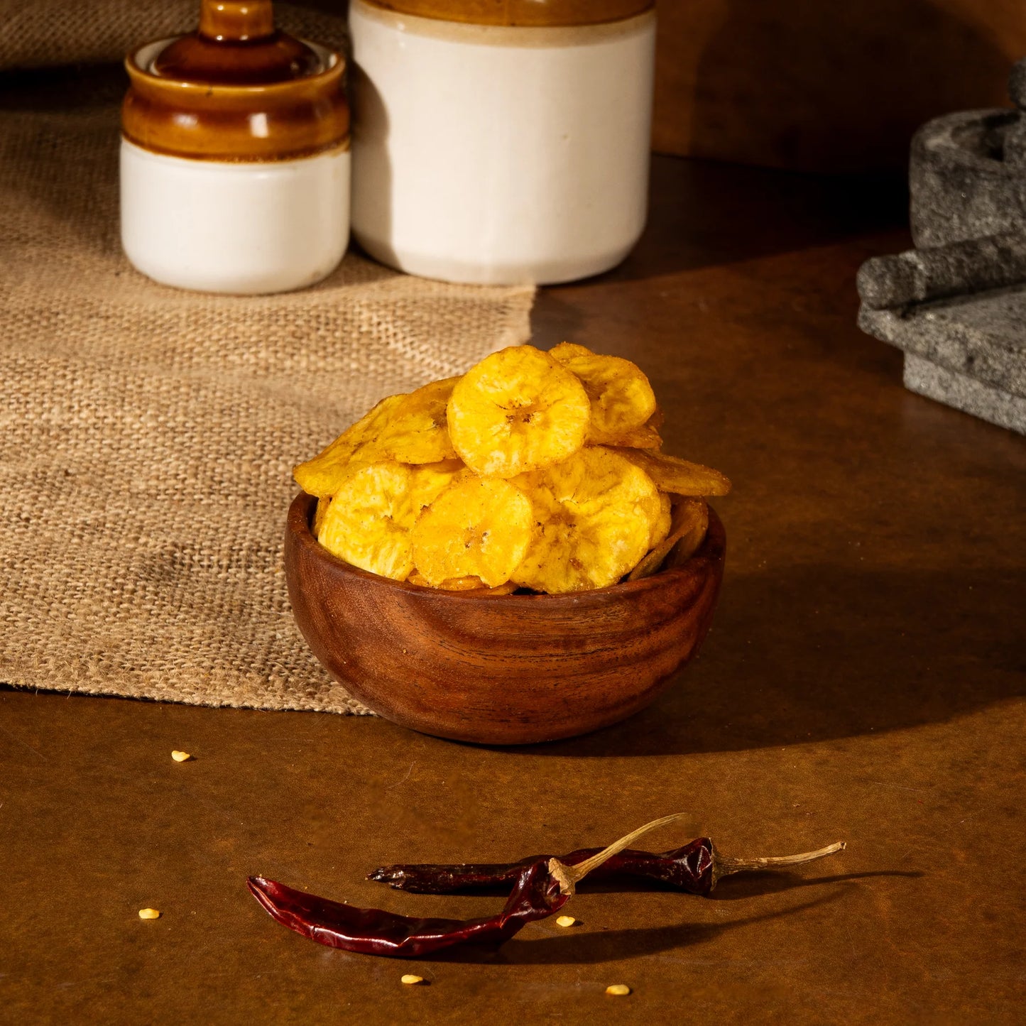 A1 Banana Chips Chilly (Pack of 2)