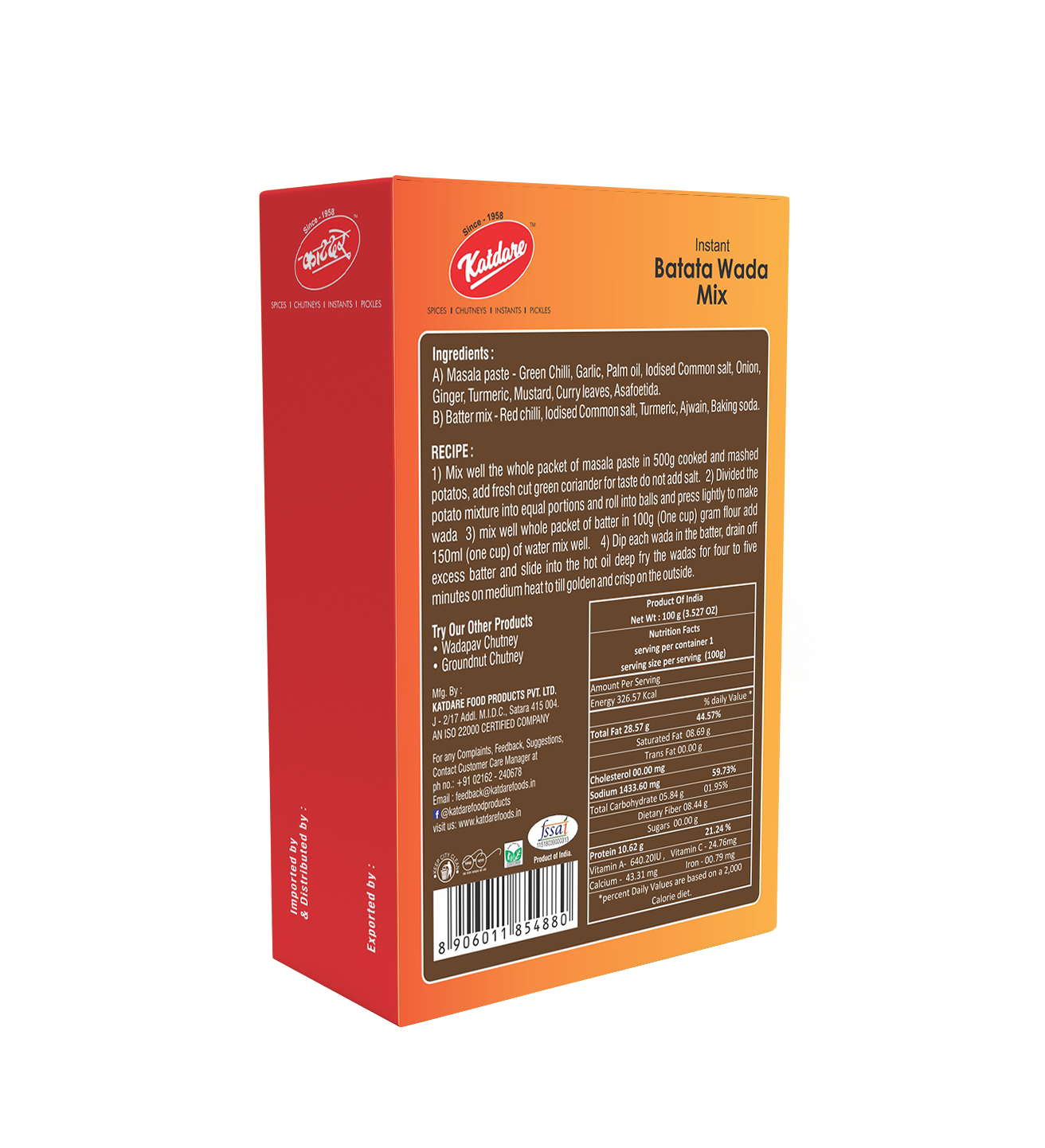 Katdare Instant Batata Wada Mix