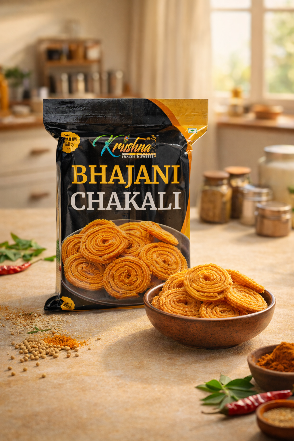 Krushna Bhajani Chakali (Pack of two)