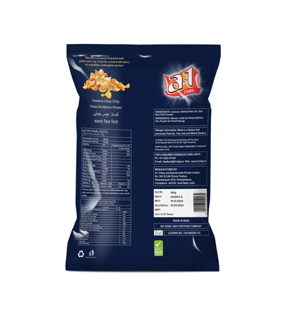 A1 Cassava Chips Chilly (Pack of 2)