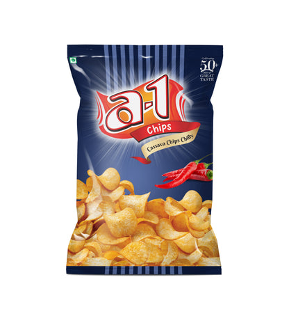 A1 Cassava Chips Chilly (Pack of 2)