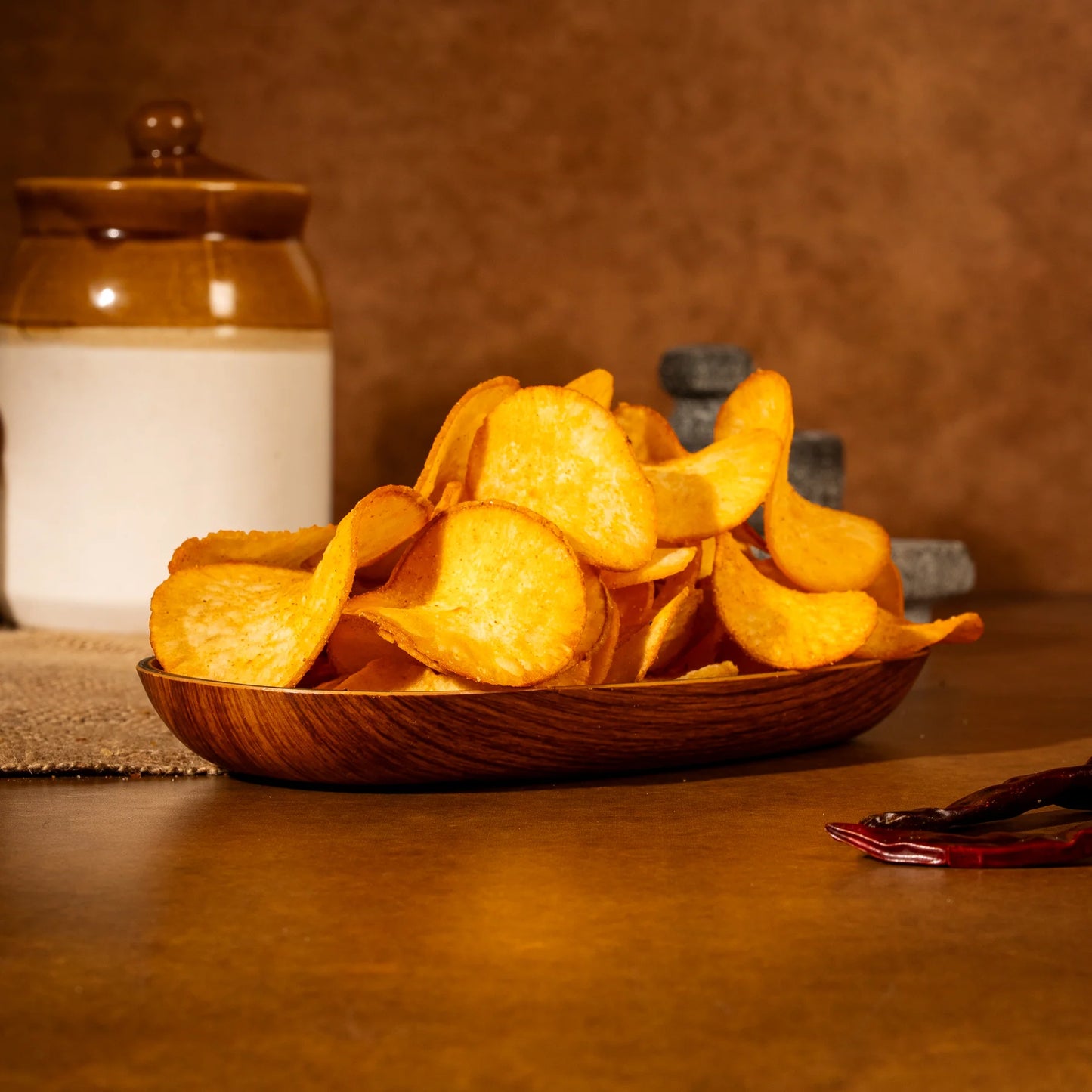 A1 Cassava Chips Chilly (Pack of 2)