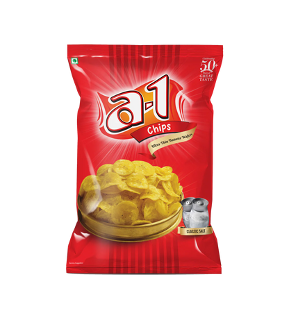 A1 Ultra- thin Banana Wafers (Pack of 2)
